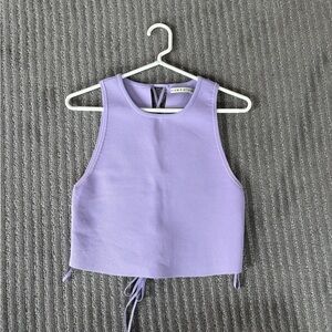 Alice + Olivia Purple Tank Top